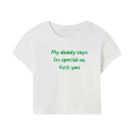 My Daddy Croptop - Green