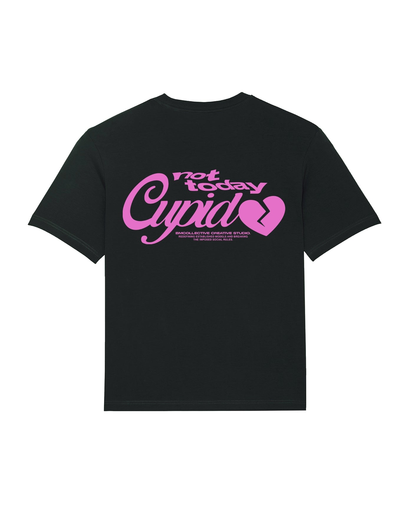 Not Today Cupid Black Tee