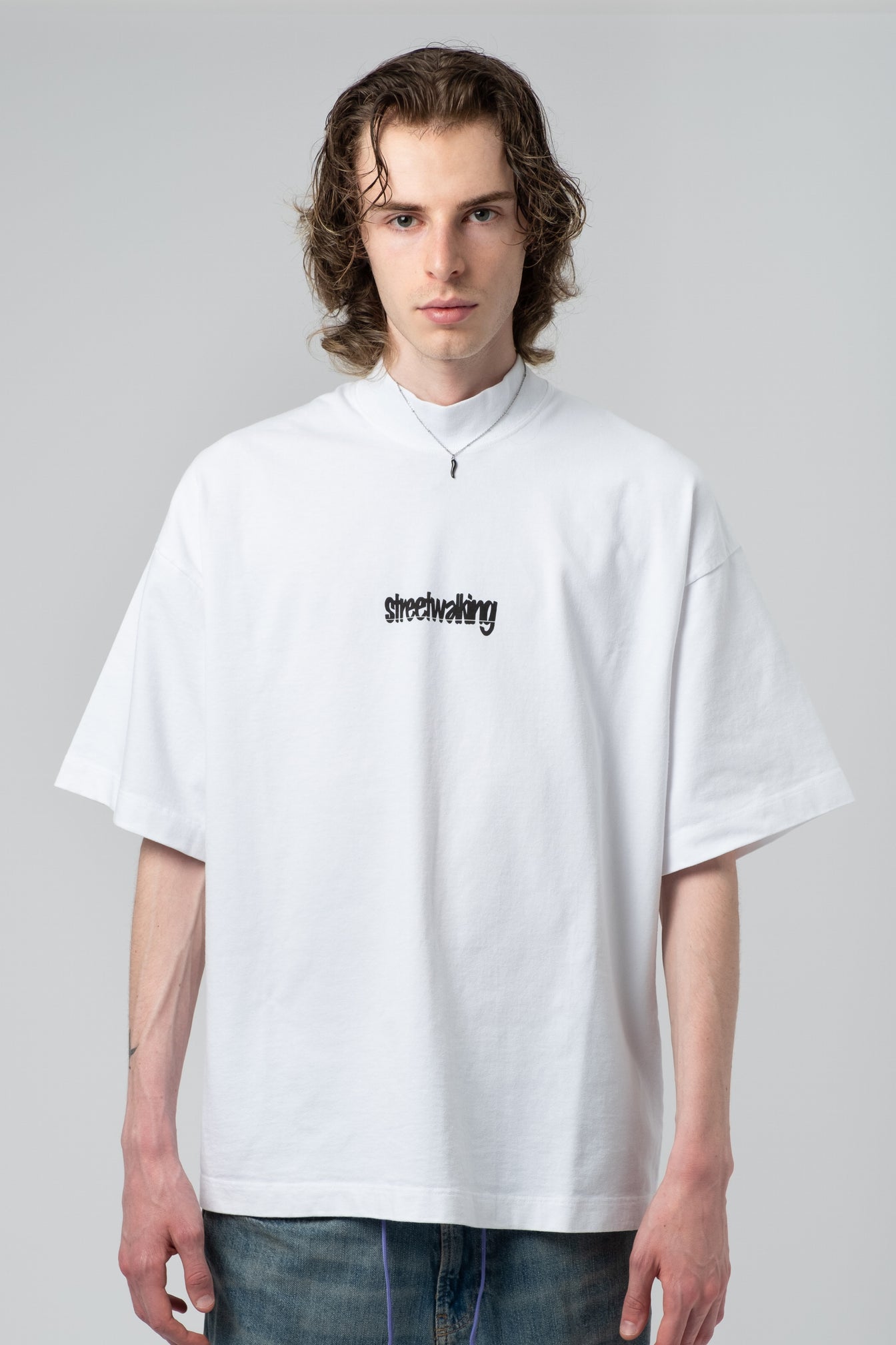 Skate's Jesus Tee - White