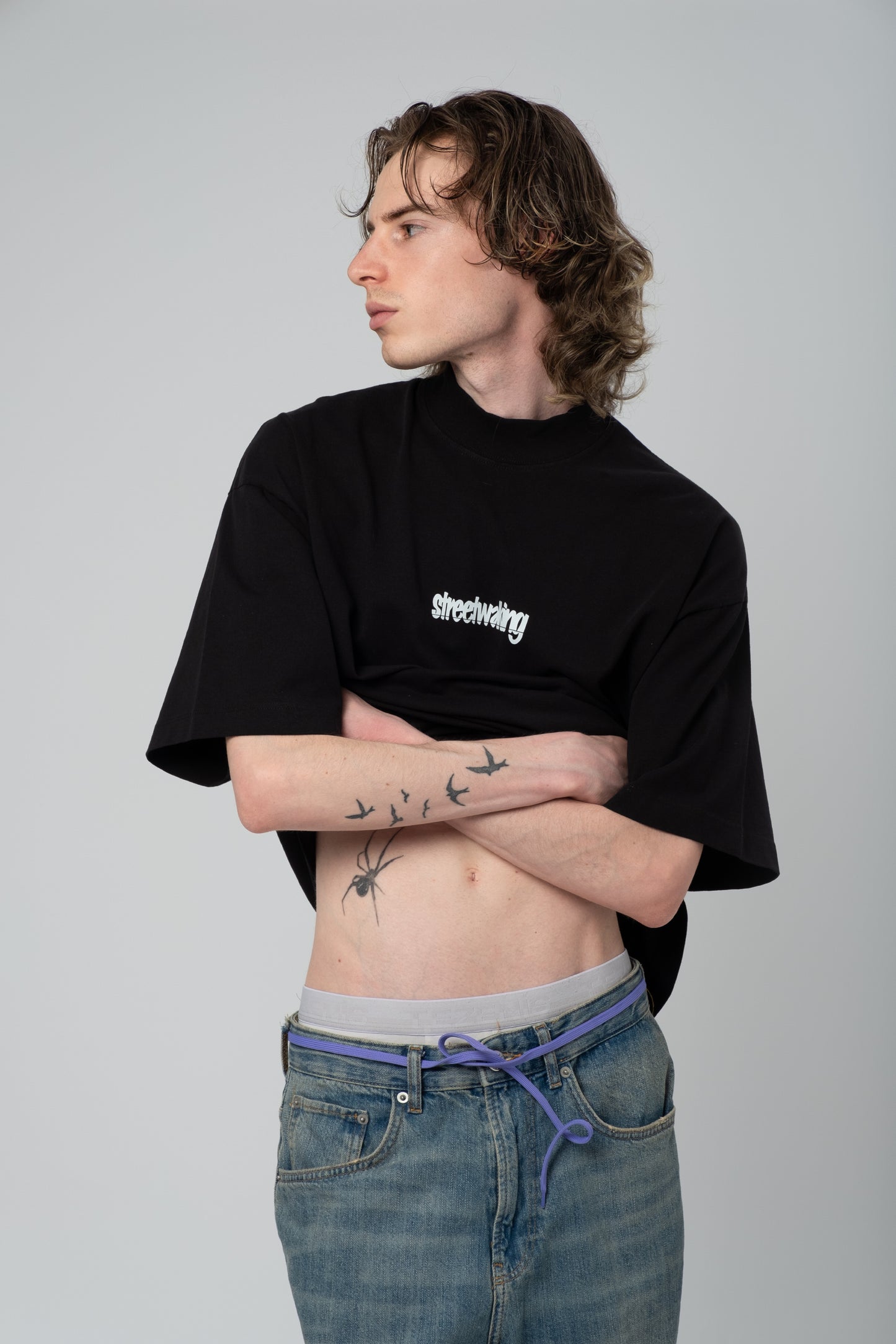 Skate's Jesus Tee - Black