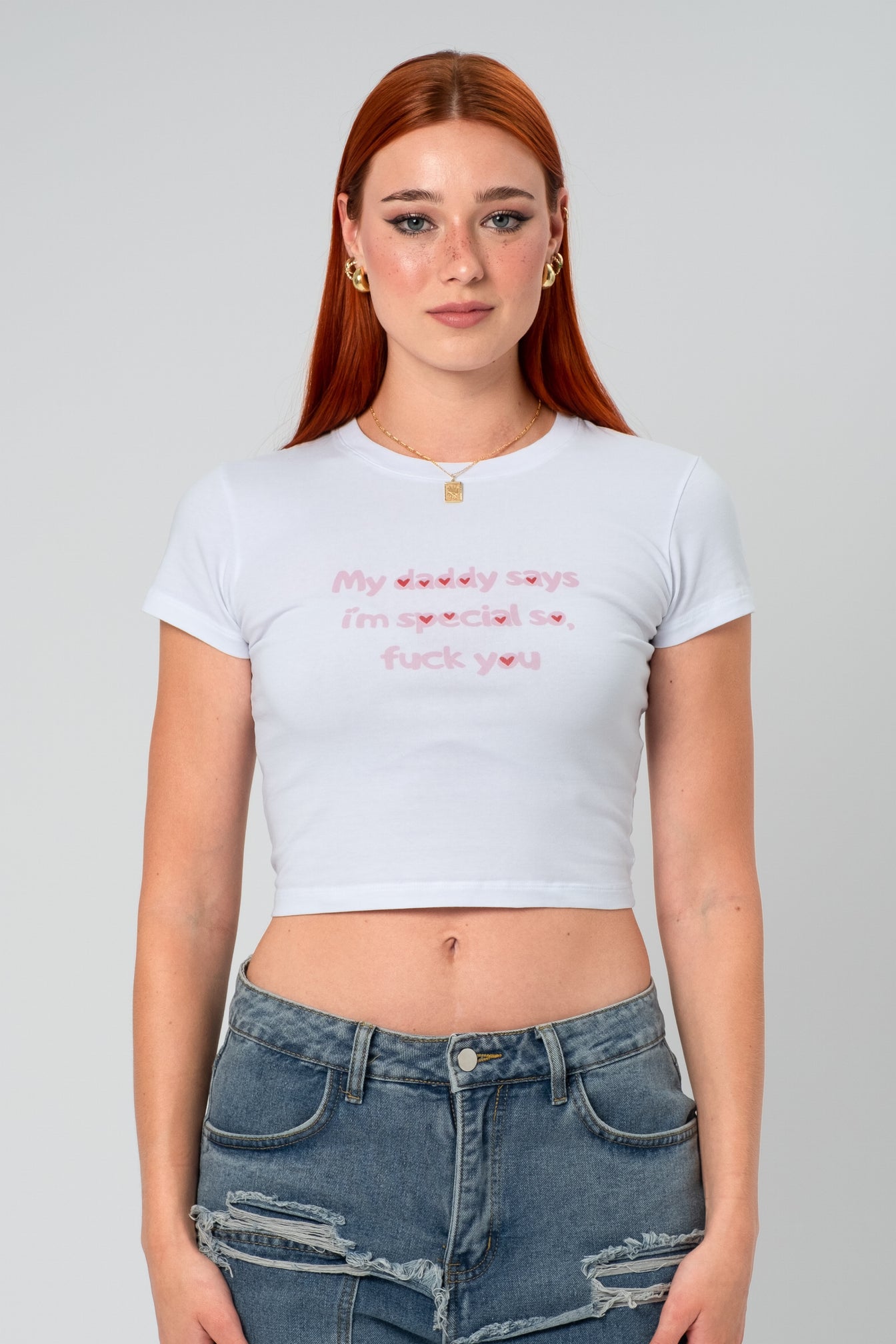 My Daddy Croptop - Pink