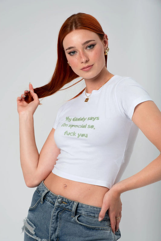 My Daddy Croptop - Green